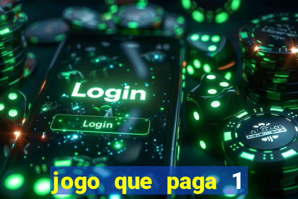 jogo que paga 1 real no pix